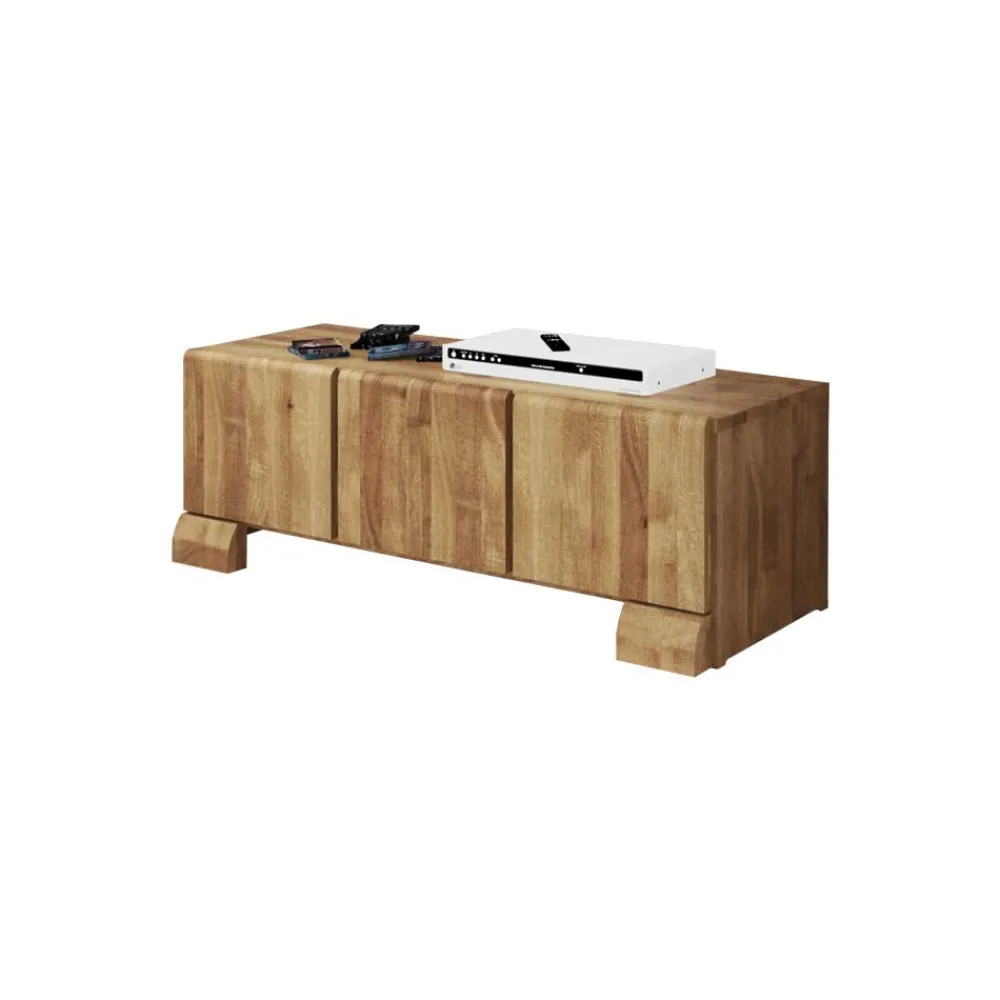 Wohnen Sideboards & Kommoden|Landhausmöbel*TV Unterschrank Vaskov aus Wildeiche Massivholz