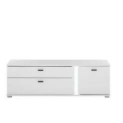 Wohnen TV Wohnwand beleuchtet Möbelset - Tirol (dreiteilig)