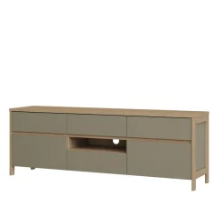 Wohnen TV-Board in Eukalyptus und Eiche Optik - Promo