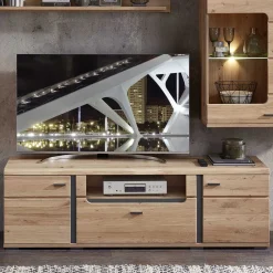 Wohnen TV-Element in Esche und Wildeiche - Mattadore