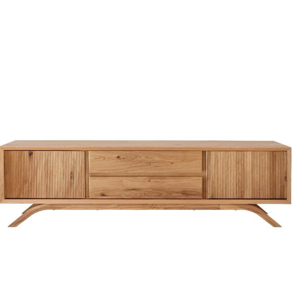 Wohnen Tv & Hifi-Möbel|Tv & Hifi-Möbel*TV-Kommode aus Wildeiche Massivholz - Fredellia