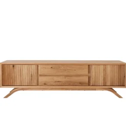 Wohnen Tv & Hifi-Möbel|Tv & Hifi-Möbel*TV-Kommode aus Wildeiche Massivholz - Fredellia