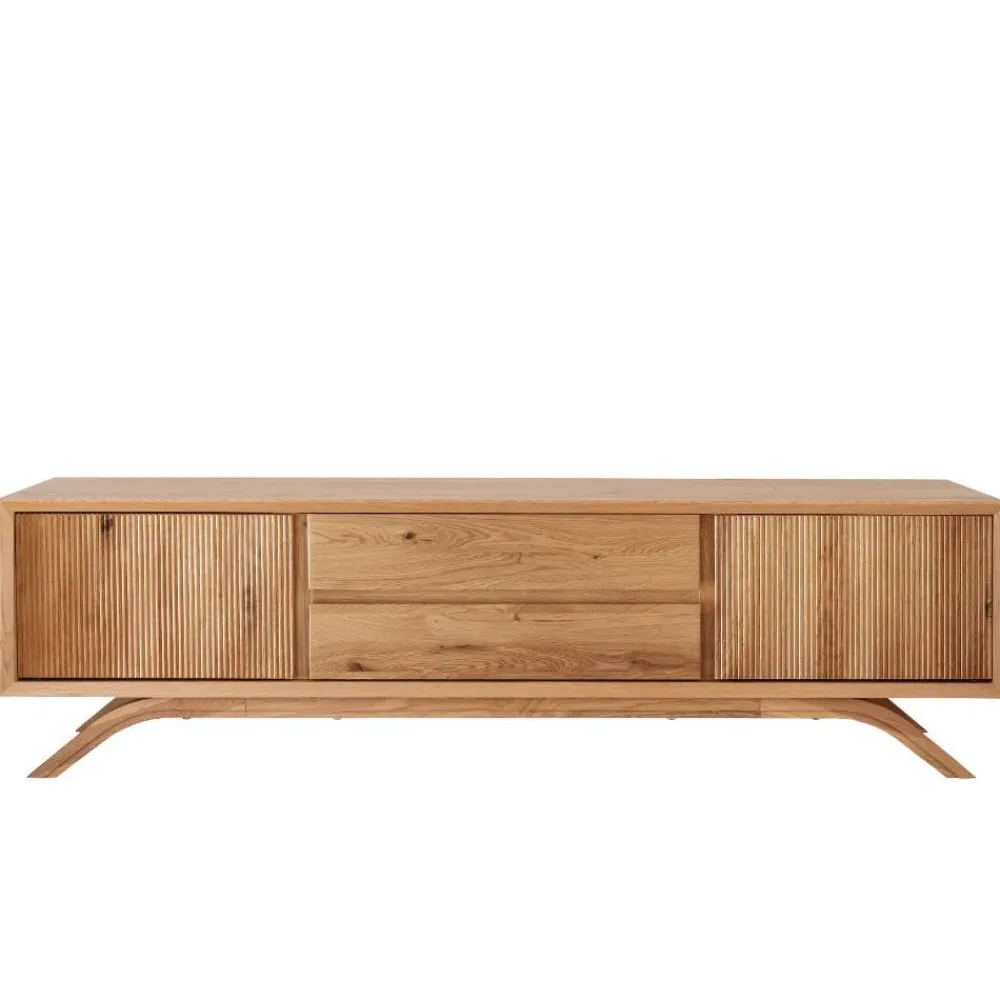 Wohnen Tv & Hifi-Möbel|Tv & Hifi-Möbel*TV-Kommode aus Wildeiche Massivholz - Fredellia