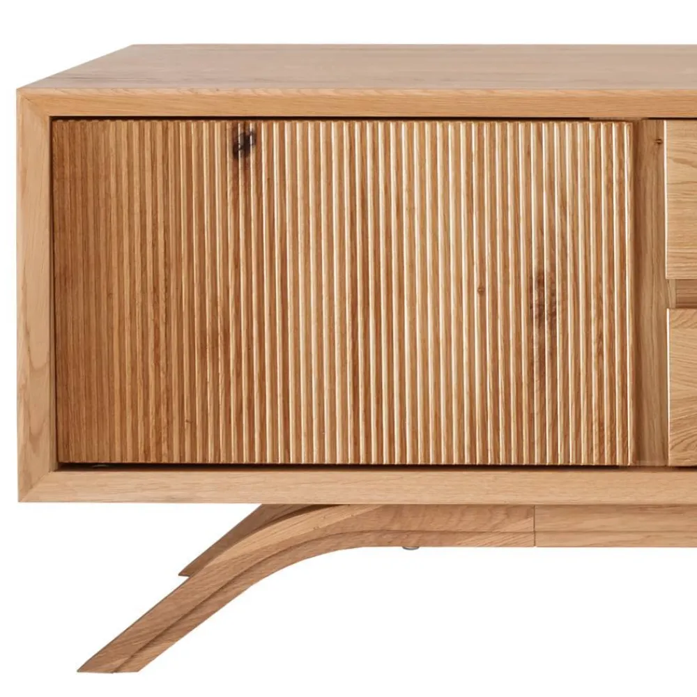 Wohnen Tv & Hifi-Möbel|Tv & Hifi-Möbel*TV-Kommode aus Wildeiche Massivholz - Fredellia