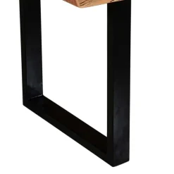 Wohnen Loft Möbel|Industrial Möbel*U-Fuß Tisch mit natürlicher Baumkante - Puzian