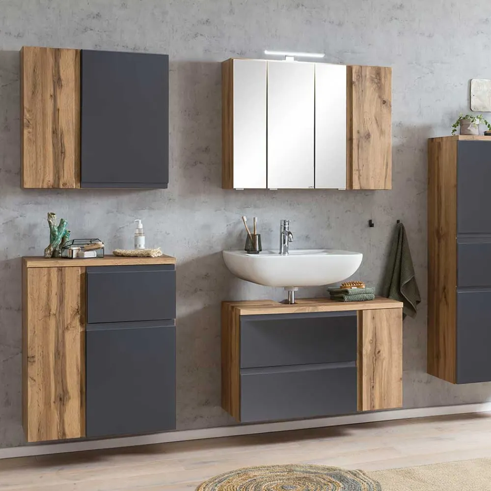 Wohnen Unterbeckenschrank für Wand- oder Standmontage - Jambi