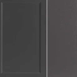 Wohnen Waschtisch|Waschbeckenunterschränke*Unterbeckenschrank in Dunkelgrau mit Wildeiche - Novelya