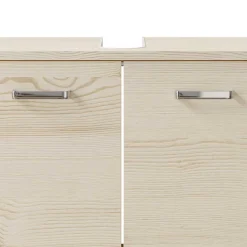 Wohnen Unterbeckenschrank in hellem Holzdekor Pinie - Lecego