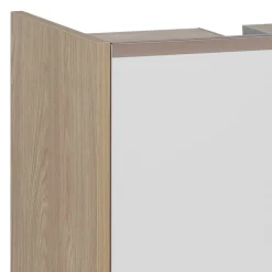 Wohnen Waschtisch|Waschbeckenunterschränke*Unterbeckenschrank in Weiß und Eiche Hell - Ronya