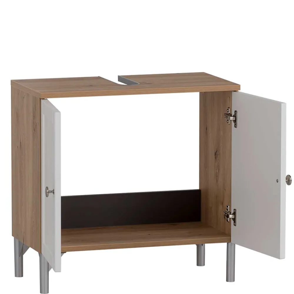 Wohnen Unterbeckenschrank mit Doppeltür im Landhausstil - Traciana