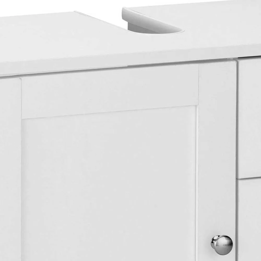 Wohnen Unterbeckenschrank mit drei Schubladen & Tür - Gorgona