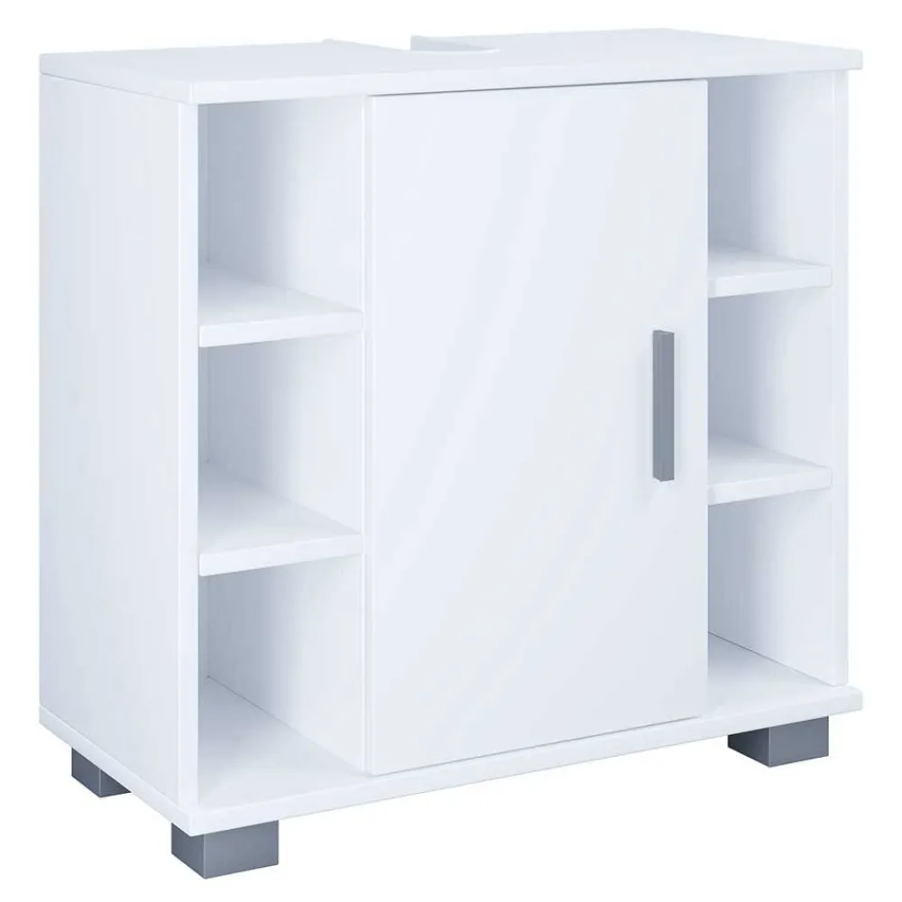 Wohnen Badschränke|Waschtisch*Unterbeckenschrank mit sechs Fächern und Tür - Gransov I