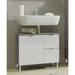 Wohnen Unterbeckenschrank mit zwei Schubladen & Tür - Otrus