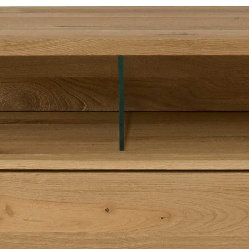 Wohnen Tv & Hifi-Möbel|Tv & Hifi-Möbel*Unterschrank Fernseher aus Wildeiche Massivholz - Obinson