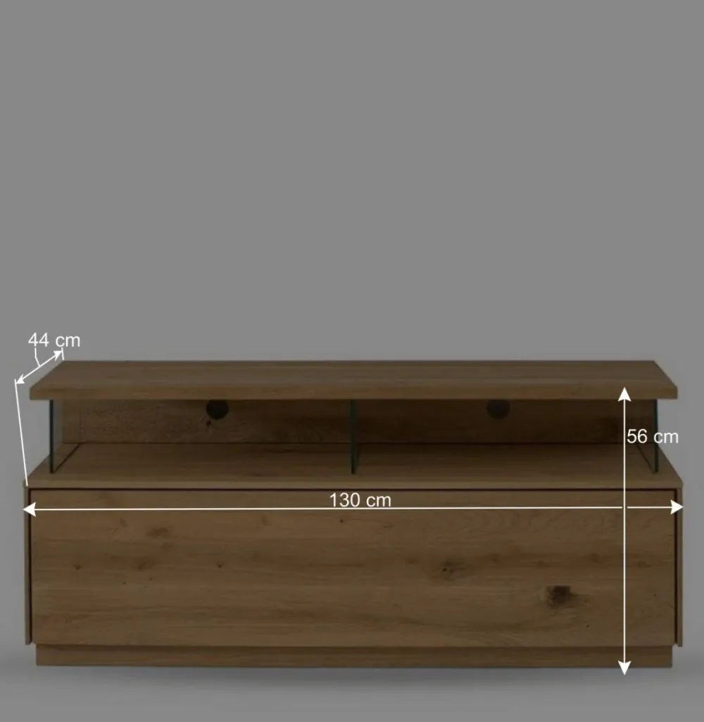 Wohnen Tv & Hifi-Möbel|Tv & Hifi-Möbel*Unterschrank Fernseher aus Wildeiche Massivholz - Obinson