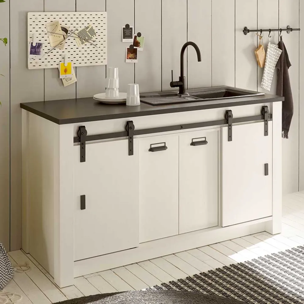 Wohnen Weiße Möbel*Unterschrank für die Küche 161x93x64 - Eture