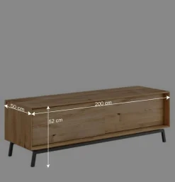 Wohnen Unterschrank für Fernseher mit Schiebetüren - Fabiella