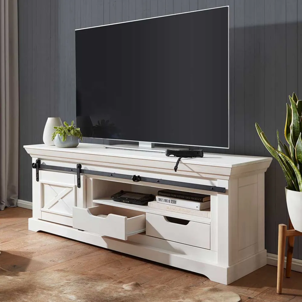 Wohnen Unterschrank für TV mit Schiebetür - Kuito