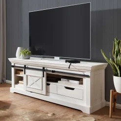 Wohnen Unterschrank für TV mit Schiebetür - Kuito