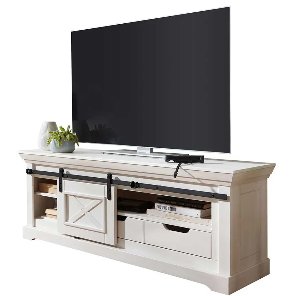 Wohnen Unterschrank für TV mit Schiebetür - Kuito