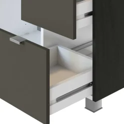 Wohnen Waschtisch|Waschbeckenunterschränke*Unterschrank für Waschbecken mit 2 Schubladen & Tür - Jaenda