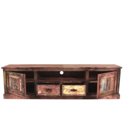 Wohnen Tv & Hifi-Möbel|Tv & Hifi-Möbel*Used Look TV Board aus Altholz Jamaica im Shabby Chic