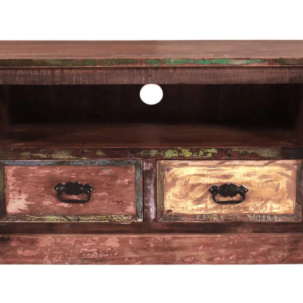 Wohnen Tv & Hifi-Möbel|Tv & Hifi-Möbel*Used Look TV Board aus Altholz Jamaica im Shabby Chic