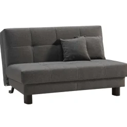 Wohnen Betten|Betten*Velours Bettcouch in Grau - Daylight