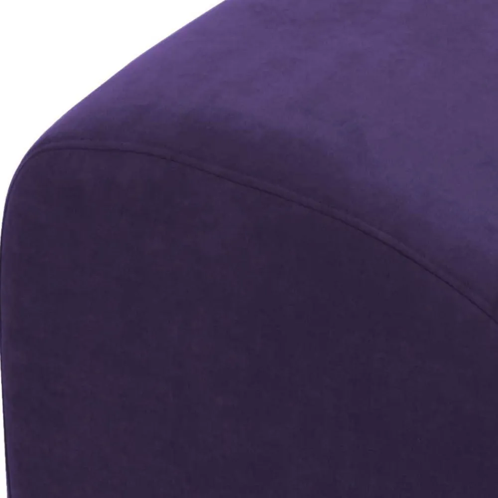 Wohnen Sessel & Hocker|Hocker*Velours Hocker in Violett - Cregorian