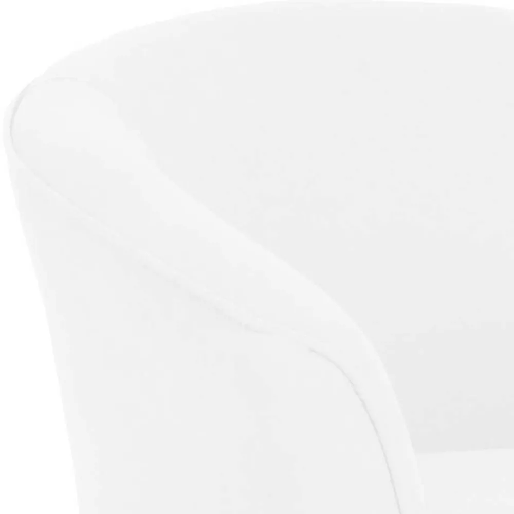 Wohnen Sessel & Hocker|Sessel*Velours Polsterssel in Creme und Buche - Potova