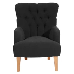 Wohnen Velours-Polstersessel im Vintage Design - Fayeowa