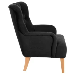 Wohnen Velours-Polstersessel im Vintage Design - Fayeowa