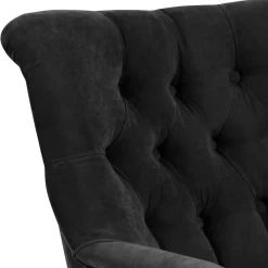 Wohnen Velours-Polstersessel im Vintage Design - Fayeowa