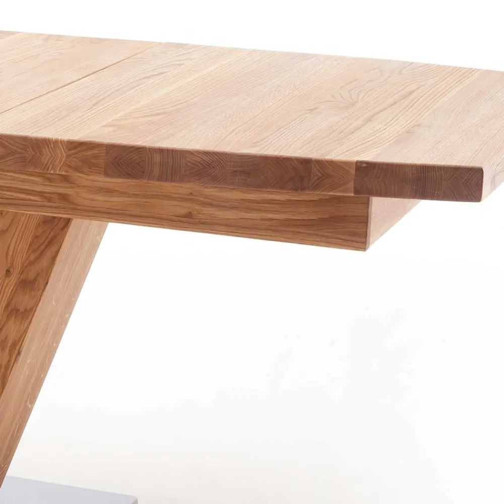 Wohnen Massivholzmöbel|Küchentische*Verlängerbarer Bootsdesign Tisch aus Wildeiche - Peng