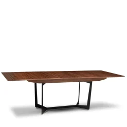 Wohnen Verlängerbarer Esstisch mit Auszug Butterfly - Eldrida