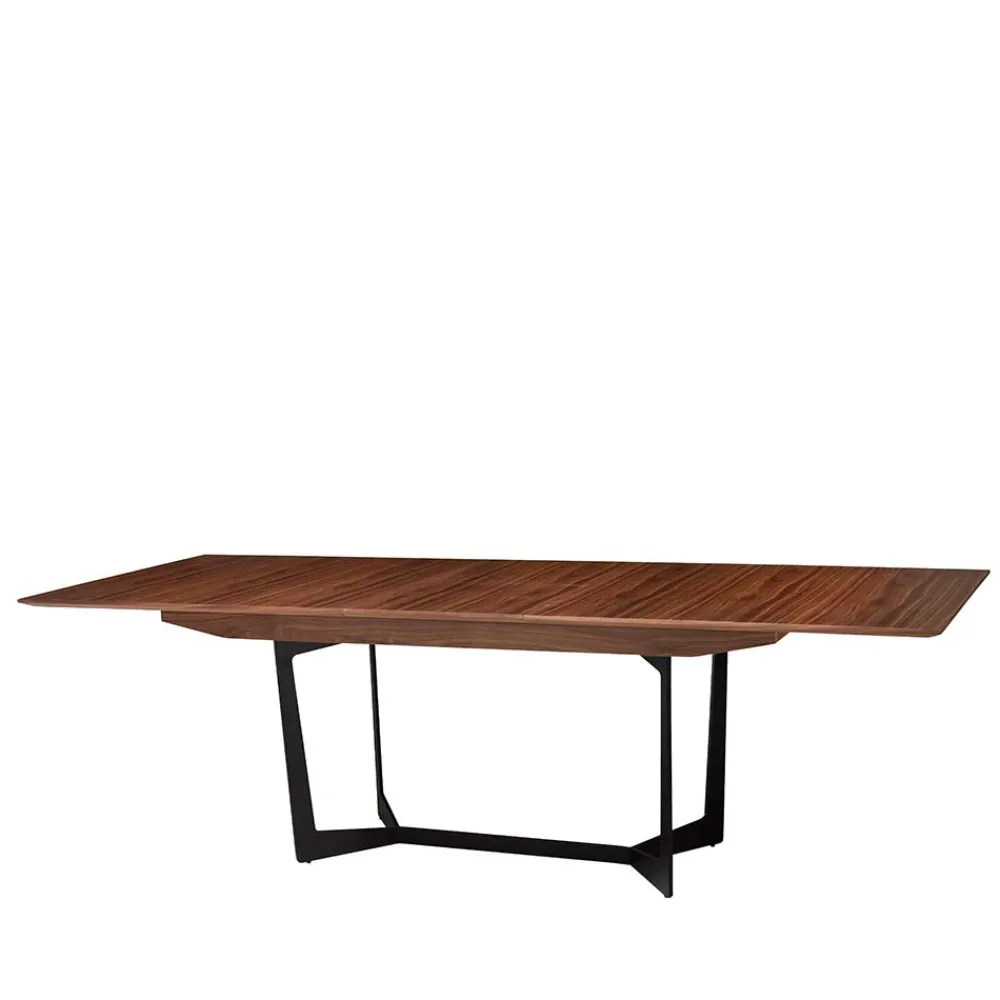 Wohnen Verlängerbarer Esstisch mit Auszug Butterfly - Eldrida