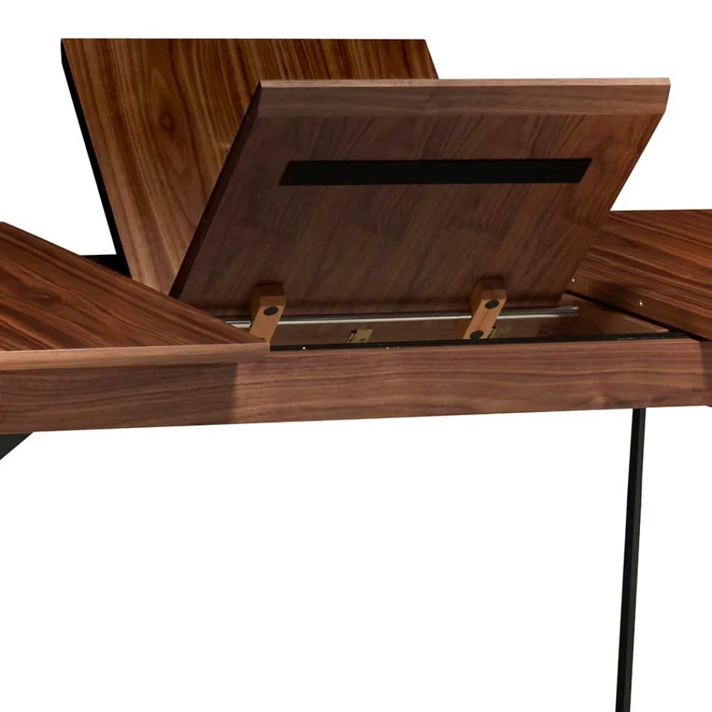 Wohnen Verlängerbarer Esstisch mit Auszug Butterfly - Eldrida