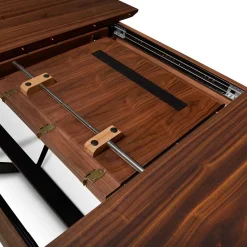 Wohnen Verlängerbarer Esstisch mit Auszug Butterfly - Eldrida