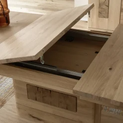 Wohnen Verlängerbarer Esszimmertisch teilmassiv - Losiamos