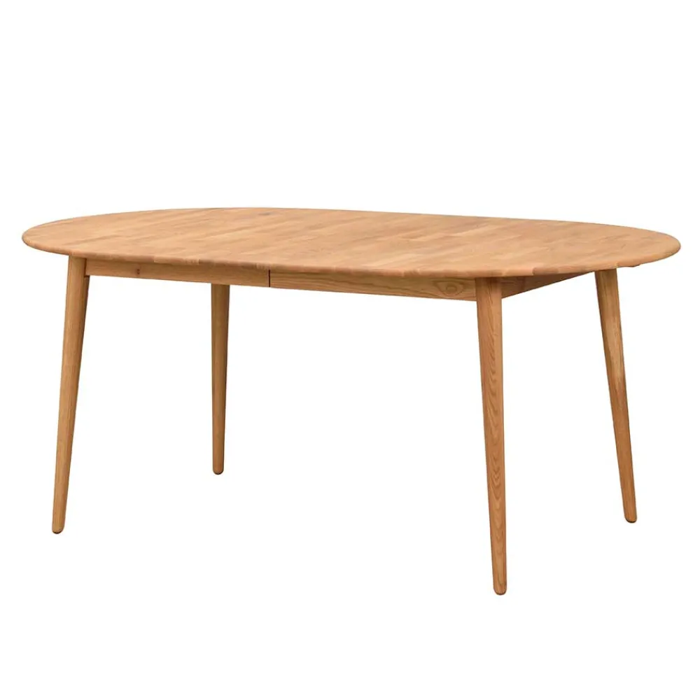 Wohnen Verlängerbarer Holztisch mit ovaler Platte - Julisch