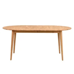 Wohnen Verlängerbarer Holztisch mit ovaler Platte - Julisch