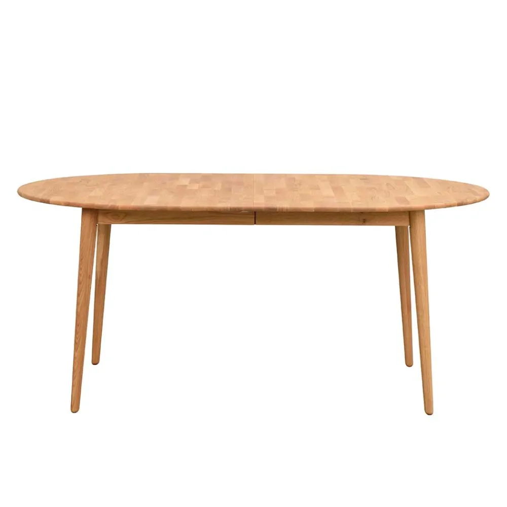 Wohnen Verlängerbarer Holztisch mit ovaler Platte - Julisch