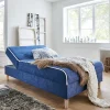Wohnen Betten|Betten*Verstellbare Daybed Polsterliege in Blau Samt - Blackbird