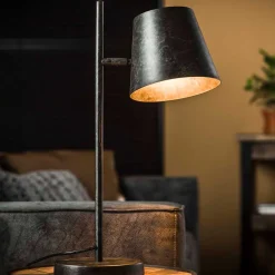 Wohnen Loft Möbel|Industrial Möbel*Verstellbare Tischleuchte mit Metallschirm - Liarisa
