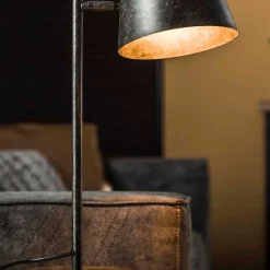 Wohnen Loft Möbel|Industrial Möbel*Verstellbare Tischleuchte mit Metallschirm - Liarisa