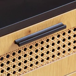 Wohnen Vertiko in Natur und Schwarz - Around