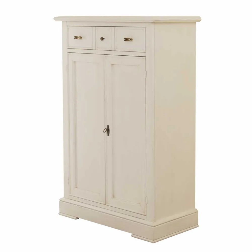 Wohnen Vertiko Kommode in Antikweiß - Annot