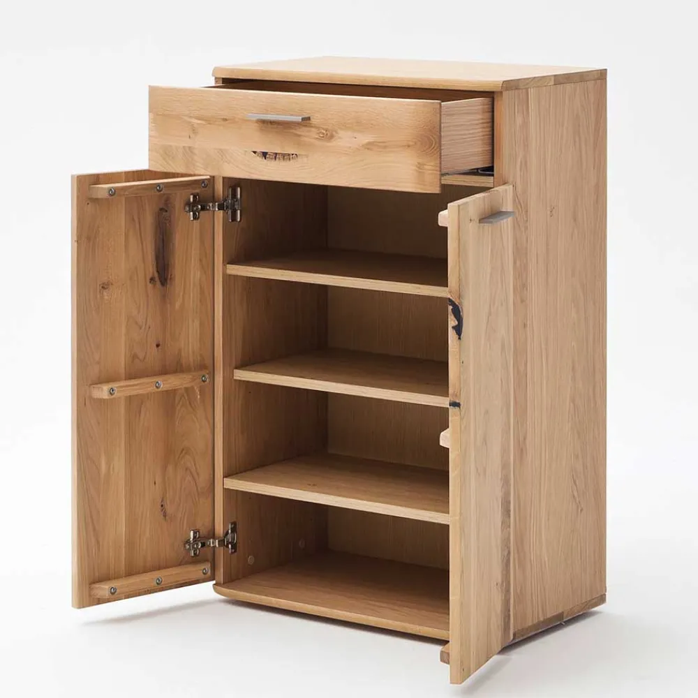 Wohnen Vertiko Schuhkommode aus Balkeneiche - Mabasa