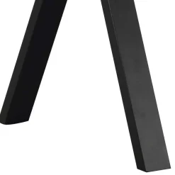 Wohnen V-Fuß Esstisch in Schwarz - Hungaro