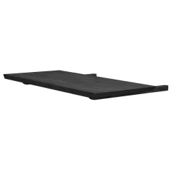 Wohnen V-Fuß Esstisch in Schwarz - Hungaro